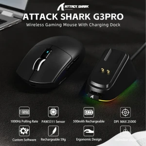 ATTACK SHARK G3 PRO Wireless Gaming Mouse 