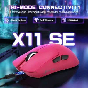 ATTACK SHARK X11 SE Wireless Ultra-Light Gaming Mouse Red