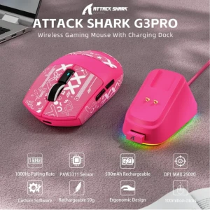 ATTACK SHARK G3 PRO Wireless Gaming Mouse