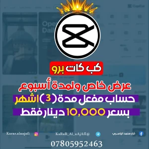 حسابات كب كات 3 مشترك 