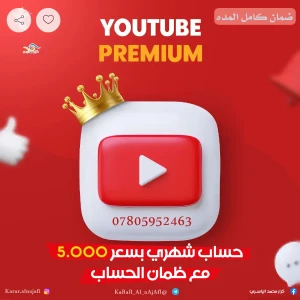 يوتيوب برميوم شهر واحد