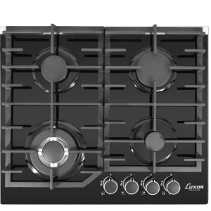  LUXOR طباخ 60 سم زجاج اسود 