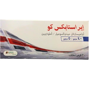  إيراستابكس كو 40 مجم / 5 مجم 30 قرص 