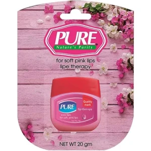 بيور فازلين مرطب شفاه وردي