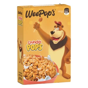 Céréales de blé Crunchy pops Miel WEEPOPS 150