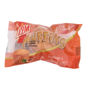 Muffin LBM   40GR Fourré crème abricot