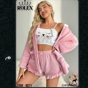 بيجامة شتوى ٣قطع