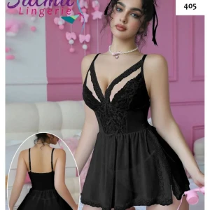 قميص نوم تل دانتيل 