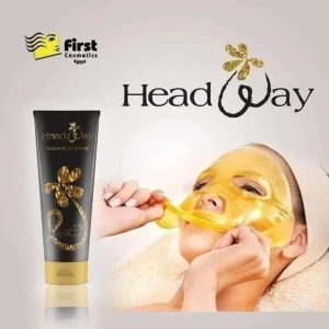 ماسك ذهبي لتفتيح وتقشير البشرة هيد واي 100ملل