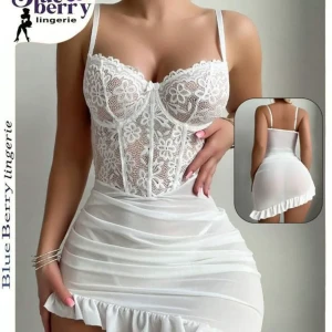 قميص نوم تل دانتيل