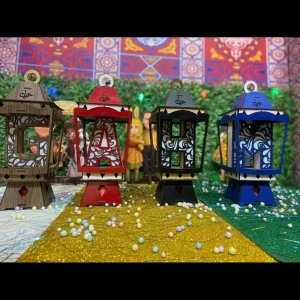 فوانيس مضىء بالحروف 