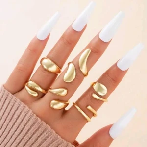 طقم خواتم استانلس 