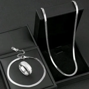 طقم فولاذ مقاوم للصدأ  رجال 