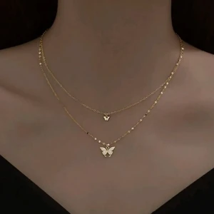 سلسلة طبقتين فراشة ♥️♥️♥️🔥