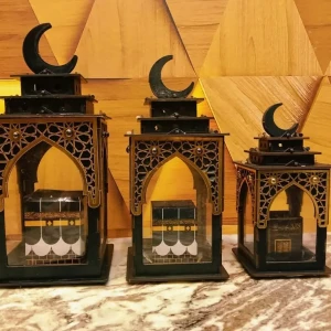 فانوس الكعبه  صوت و نور  متوفر ٣ مقاسات