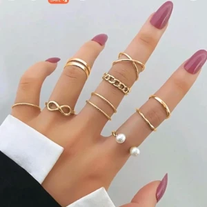 طقم خواتم استانلس 