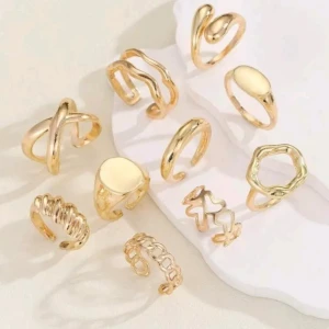 طقم خواتم استانلس استيل بيور 