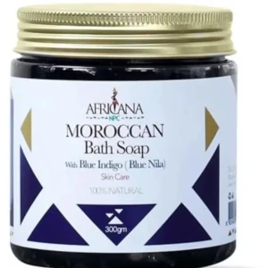 AFRICANA MOROCCAN BATH SOAP WITH BLUE NILA 30