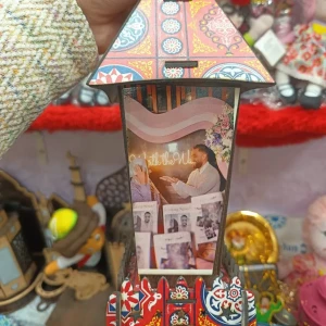 فانوس رمضاني خشب بالصورة حسب الطلب 