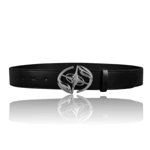 Moon &amp;amp;amp;amp;amp; Star Buckle Black Belt