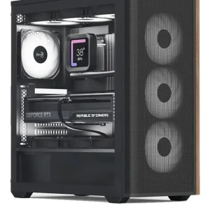 AeroCool D501A Mid Tower Case Wood