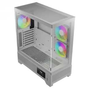 GAMDIAS White Mid Tower Gaming Computer Case