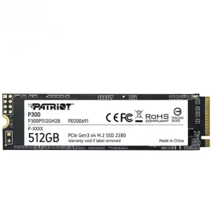 Patriot P300 M.2 PCIe Gen 3 x4 512GB 