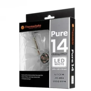 Thermaltake 120mm Pure 14 Series White LED Qu
