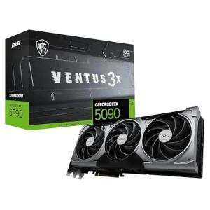 MSI GeForce RTX 5090 32G VENTUS 3X OC, 21,760 CUDA cores, 32GB GD