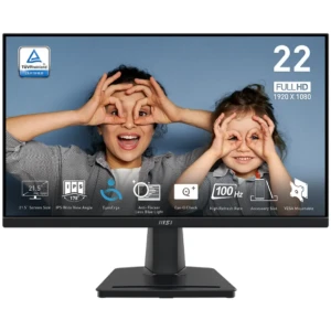 MSI PRO MP225 21.5 Inch Full HD Office Monitor - 1920 x 1080 IPS 