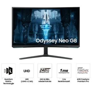 samsung LS32BG850NMXUE – 32-Inch Curved UHD VA 240Hz