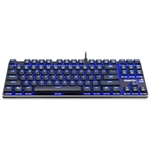 agleTec KG060-BR Blue LED Backlit Mechanical Gaming Keyboard