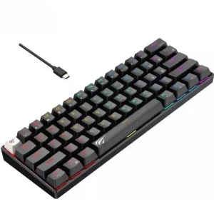 Havit KB903L: 61-key red switch mechanical gaming keyboard with r