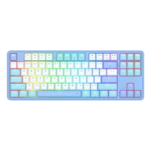 Redragon K707 80% Wired Gasket RGB Gaming Keyboard, 3-Modes 87 Ke