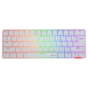 MEETION MK005BT 60% Blue switch Arabic Dual Mode Bluetooth White 
