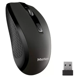 MEETION R560 Wireless Black Mouse With 2.4GHz USB Nano receiver