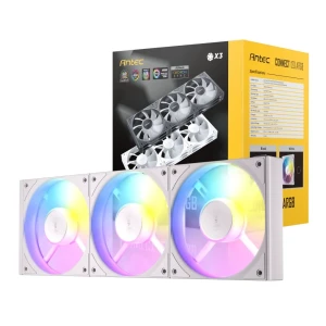 Antec Connect 120 ARGB PWM Case Fan 3PK White