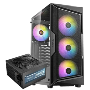 Antec Case AX61 Elite 4Fan ARGB+PSU Antec Atom B750 (Bronze Certi