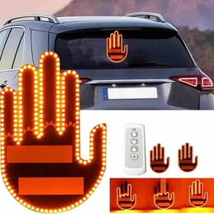 إضاءة للسيارة عل شكل كف