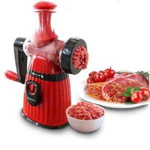 مفرمة اللحوم والثوم وصانعة السجق 