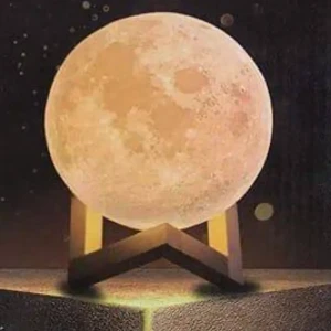 مصباح القمر ثلاثي الأبعاد 