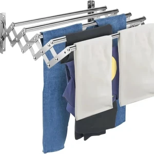 منشر ملابس ستانلس ستيل قابل للطي