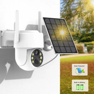 كاميرا المراقبة اللاسلكية بالطاقة الشمسية