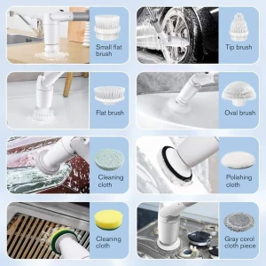 فرشاة تنظيف شحن متعددة الاستخدامات 