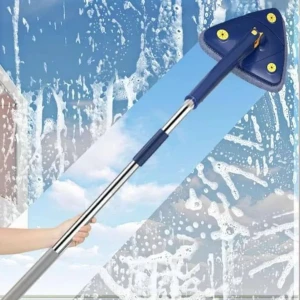 ممسحة شكل مثلث دوارة مع عصارة مثلث