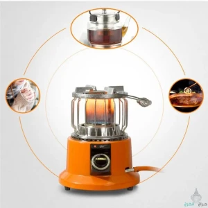 دفاية الغاز مع طباخ