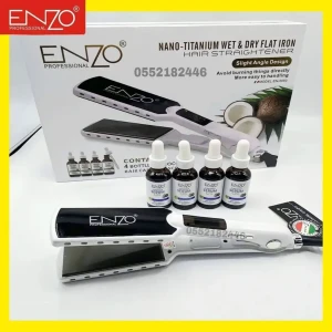 ستريت انزو الابيض المائل + 4 علب سيروم للشعر 