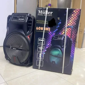 سماعة سبيكر 12 انش ماركة muller واضاءة مميزة 