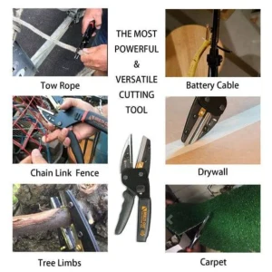 مقص الرونان الفولاذي 3 استخدامات في 1