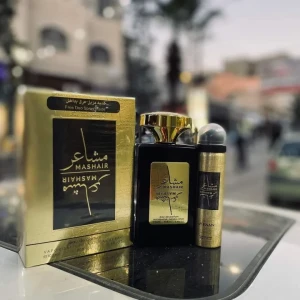 عطر مشاعر الإماراتي الاصلي مع مزيل عرق هدية